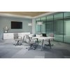 Officesource Tre Lite Collection Executive Mid Back Chair with Chrome Frame 60821AGR